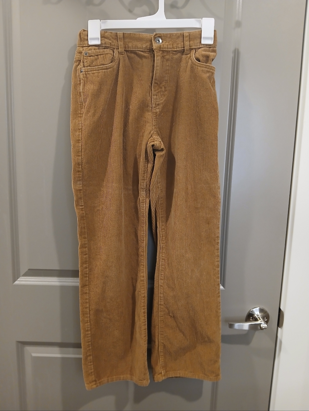 Children's Place Wide Leg Corduroy Pants in Camel